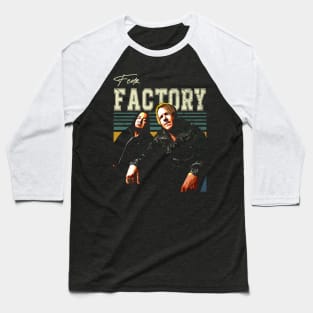 Future Frequencies Factory Band T-Shirts, Wear the Pulse of Industrial Metal Evolution Baseball T-Shirt